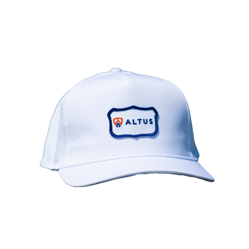 Altus Patch Rope Hat - White